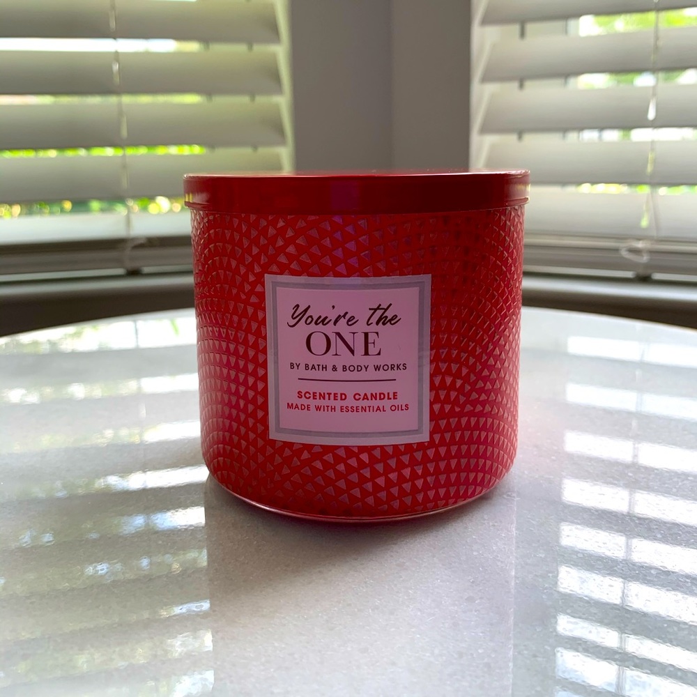 ‘You Are The One’ Bath and Bodyworks 3 Wick Candle